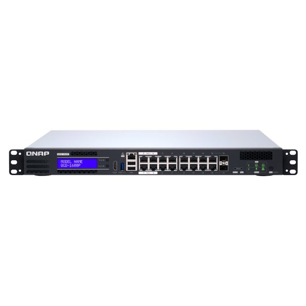 Qnap Qnap 16-Port 1Gbe Switch, QGD-1600P-8G-US - QGD-1600P-8G-US