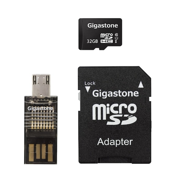 Gigastone Gigastone 32 GB Micro SD Flash Memory Universal Pack 1 pk - GS-4IN1600X32GB
