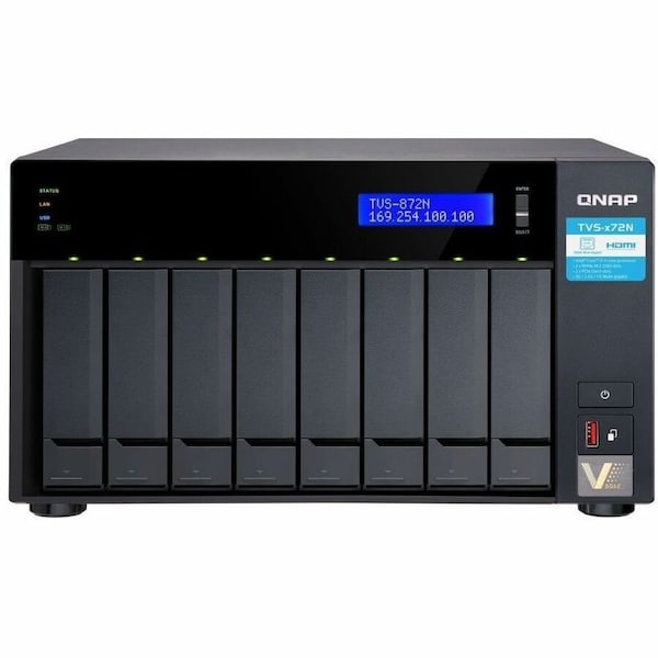 Qnap Qnap 16, TVS-872N-I3-8G - TVS-872N-I3-8G