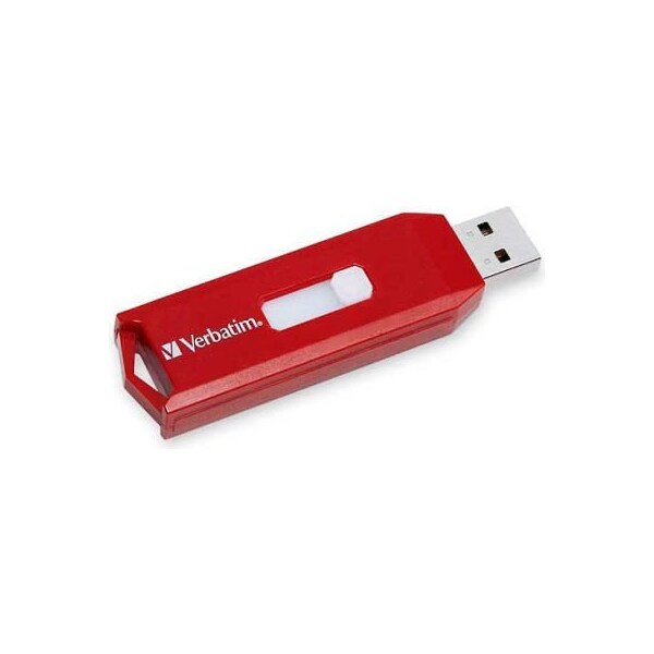 Verbatim Americas Verbatim Store 'n' Go USB Flash Drive, 64 GB, Red - 97005
