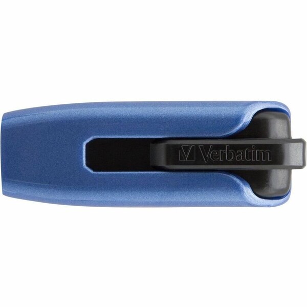 Verbatim Americas V3 MAX USB 3.0 Drive, 64GB, Blue/Black - 49807