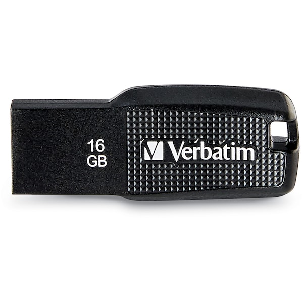 Verbatim DRIVE, USB, 16GB, 2.0, ERGO, BK - VER70875