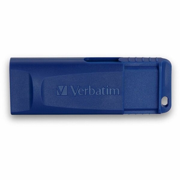 Verbatim Americas USB Drive, Capless, 16GB, Blue - 97275