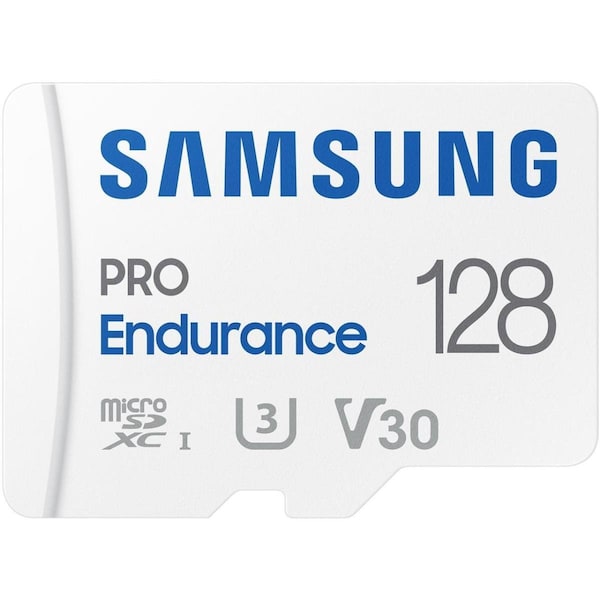 Shockwave MB-MJ128KA-AM Endurance 128 GB UHS-I microSDXC Flash Memory Card with Adapter, White - SH3288397