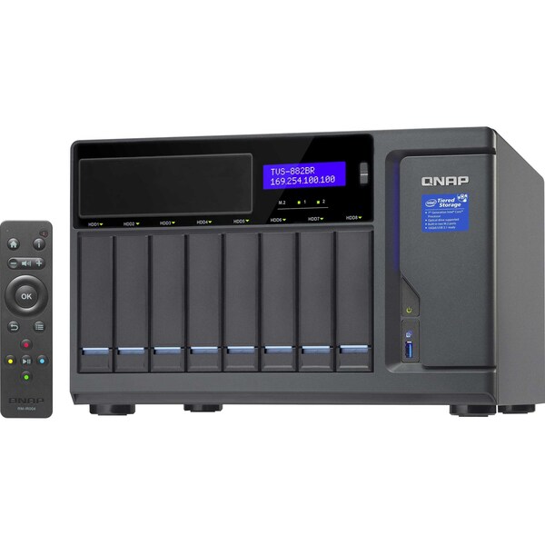 Qnap Qnap Ultra High Speed 8 Bay Bl, TVS-882BR-I5-16G-US - TVS-882BR-I5-16G-US