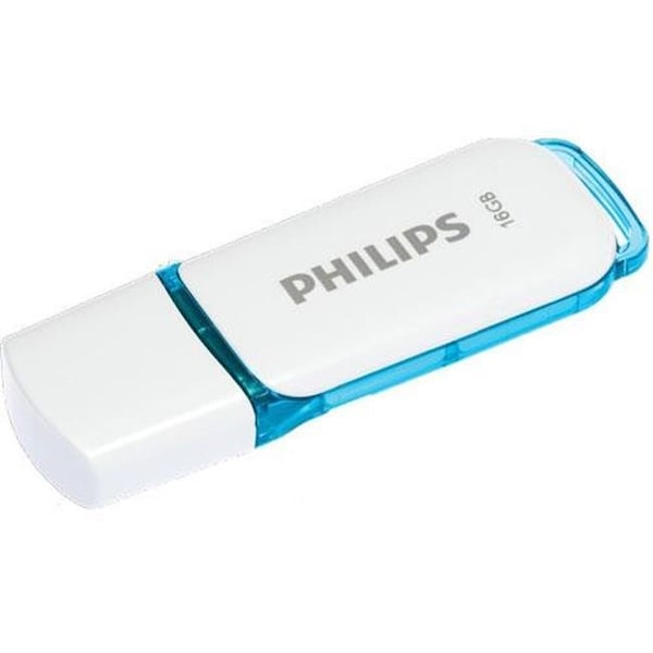 Signify Philips PHMMD16GSNOWU2 USB2.0 16GB Snow Edition Flash Drive - Blue - PHMMD16GSNOWU2