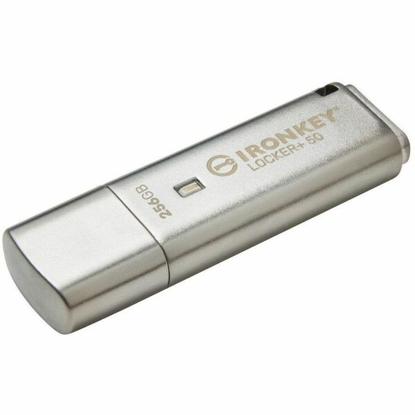 Kingston IronKey+ 50 256GB USB 3.2, Gen 1 Type A Flash Drive - IKLP50/256GB