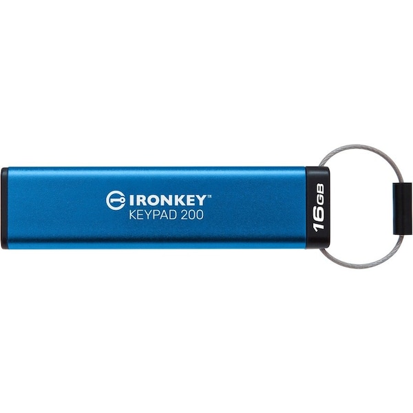 Kingston Keypad 200 16GB USB 3.2, Gen 1 Type A Flash Drive - IKKP200/16GB