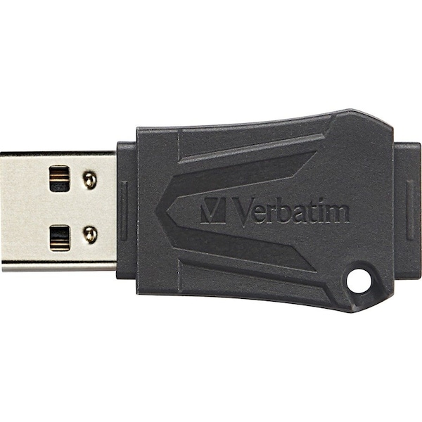 Verbatim Americas Flash Drive, Crush-resistant, Water-Resistant, 16GB, Black - 70000