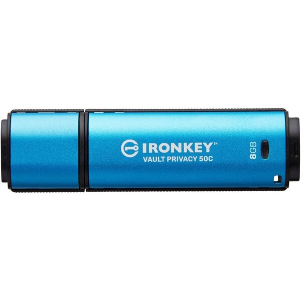Kingston Vault Privacy 50 Series 8GB USB 3.2, Gen 1 Type C Flash Drive - IKVP50C/8GB