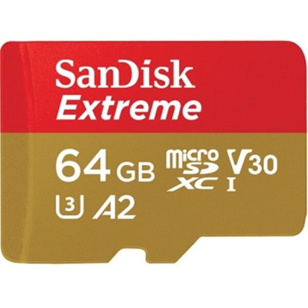 Western Digital 160 MBs Read 60 MBs Write C10 UHS U3 V30 A2 SanDisk Extreme 64GB microSDXC - WD305917