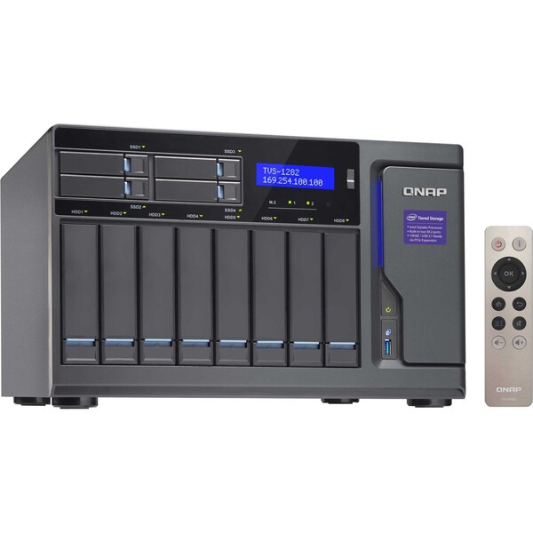 Qnap Qnap High Performance 12 Bay, TVS-1282-i5-16G-450W-US - TVS-1282-I5-16G-450W-US