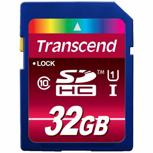 Transcend Information 32Gb Sdhc Class10 Uhs-I Card - TS32GSDHC10U1