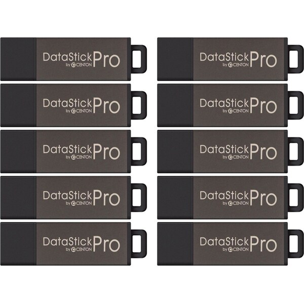 Centon 10 X 16Gb Pro Usb Drive -Grey - DSP16GB10PK