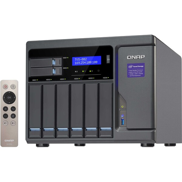 Qnap Qnap High Performance 8 Bay, TVS-882-i3-8G-US - TVS-882-I3-8G-US