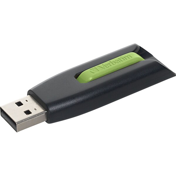 Verbatim Store 'n' Go V3 16GB USB 3.0 Flash Drive, Pack/3 (Blue/Gray/Green) - 99126