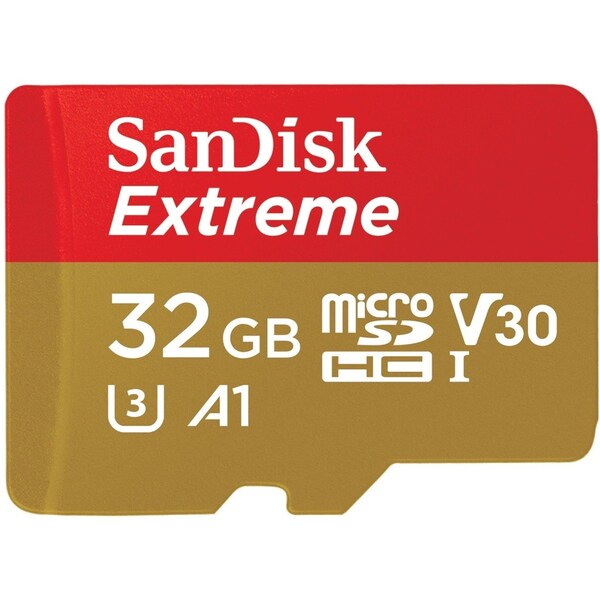 Sandisk 32GB AN6MA Extreme microSDHC, SDSQXVF032GAN6M - SDSQXVF032GAN6MA