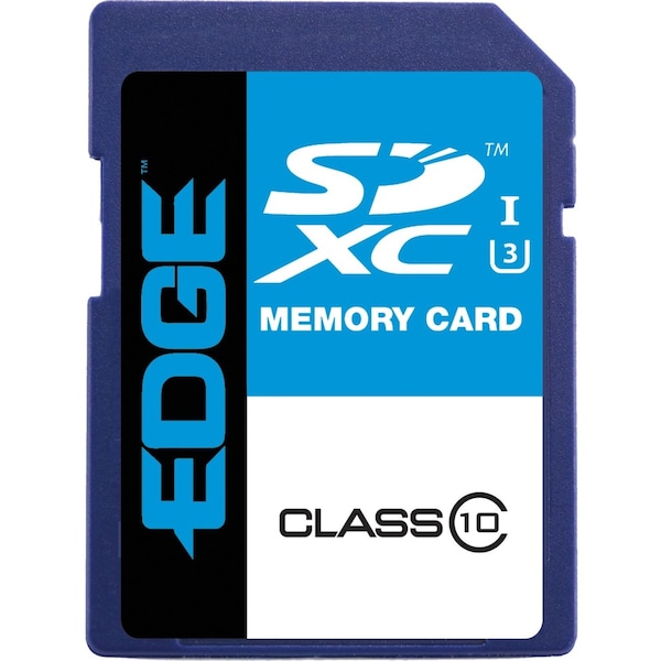 Edge Memory EDGE 64 GB Class 10/UHS-I (U3) SDXC - Lifetime Warranty - PE248727