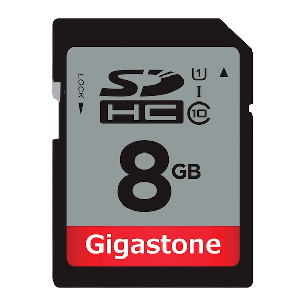 Gigastone Gigastone SD Flash Memory Card 1 pk - GS-SDHC1008G-R
