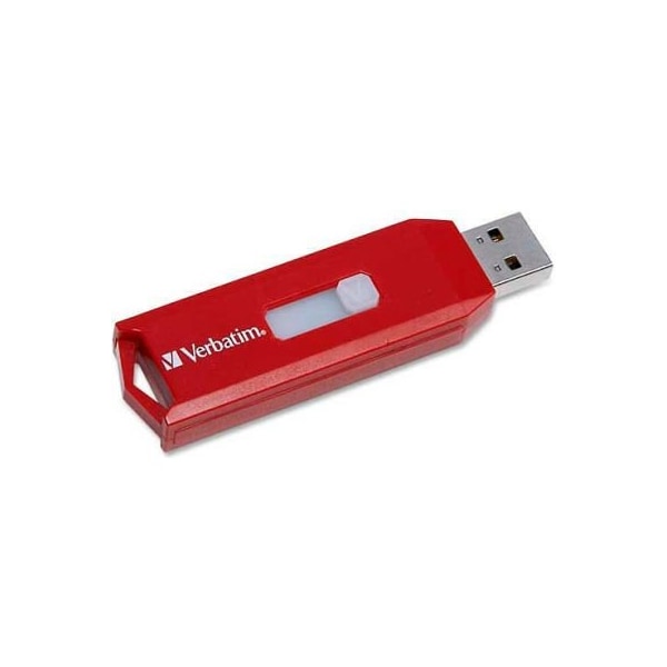 Verbatim Americas Verbatim Store 'n' Go USB Flash Drive, 32 GB, Red - 96806