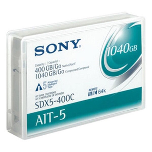 Sony AIT-5 Tape Cartridge Data Cartridge AIT AIT-5 400 GB Native-1040 GB Compressed - SDX5400C