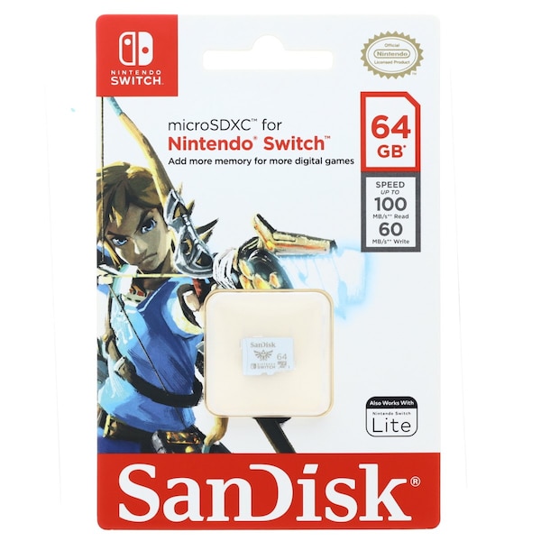 Sandisk mSDXC UHS I card Nin Switch 64GB - QXBO064GANCZA