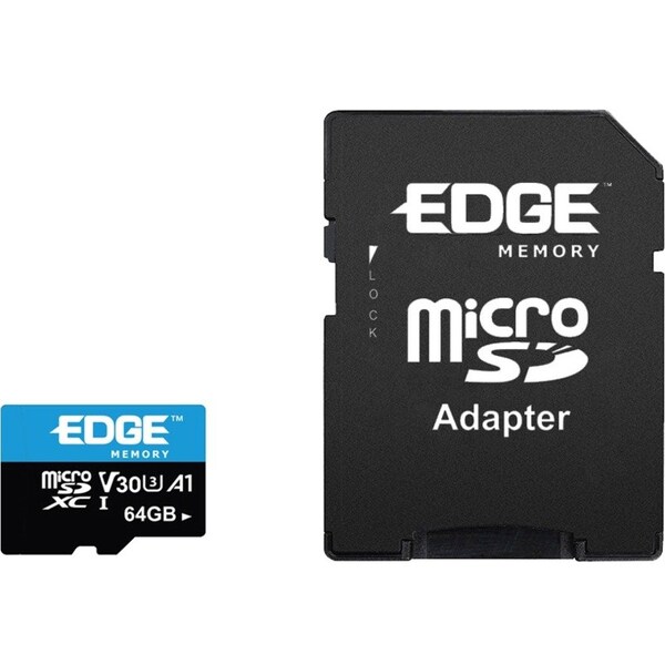 Edge Memory EDGE 64 GB UHS-I (U3) microSDXC - UHS-I (U3) - PE256692
