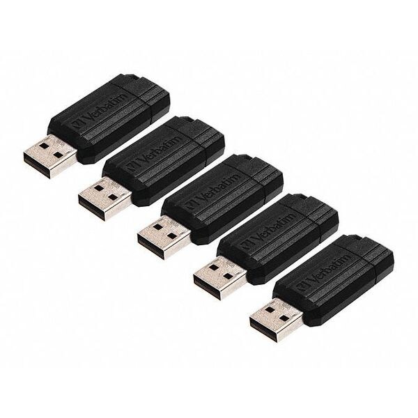 Verbatim Drive, Usb, 16 GB, Pinstripe, PK5 - 49063BD