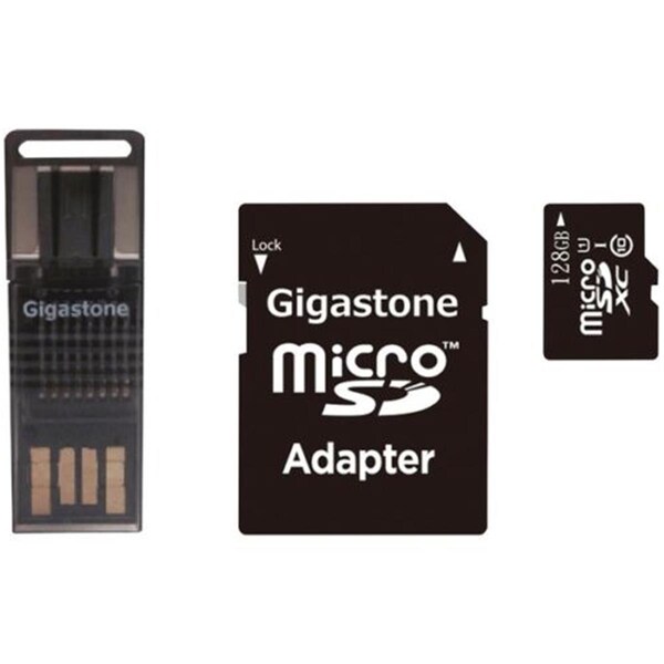 Gigastone 128GB Micro SD Card PRM 4 - GS-4IN1600X128GB-R