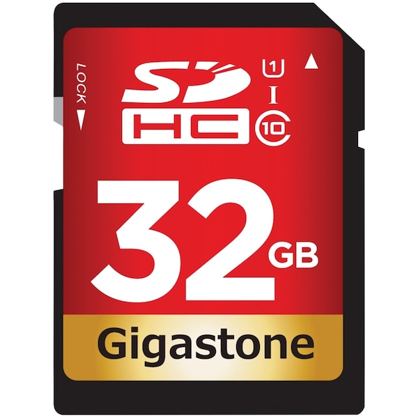 Gigastone Prime Series 32GB SDHC Card - GS-SDHC80U1-32GB-R