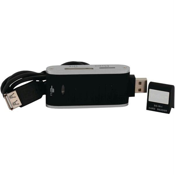 Vivitar VIV-Rwith 5000-BLK Viv-rwith 5000-blk 50-in-1 Card Reader -black - VIV-RW-5000-BLK