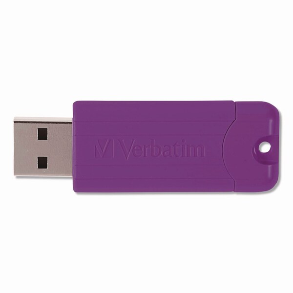 Verbatim PinStripe USB 3.0 Flash Drive, 16 GB, Assorted Colors, 5PK - 70387