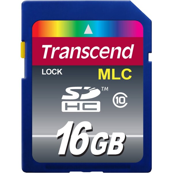 Transcend Information 16Gb Sdhc Class10 Card (Mlc) - TS16GSDHC10M