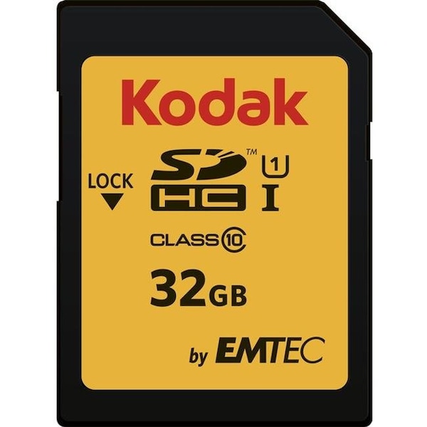 Kodak Kodak EKMSD32GHC10HPRK 32 GB UHS-I U3 Class 10 Ultra SDHS Memory Card - EKMSD32GHC10HPRK