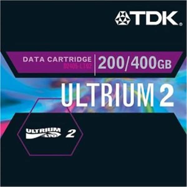 Tdk LTO-2 Ultrium 200-400GB Data Cartridge - D2405-LTO2AX