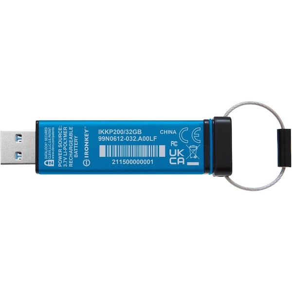 Kingston Keypad 200 32GB USB 3.2, Gen 1 Type A Flash Drive - IKKP200/32GB