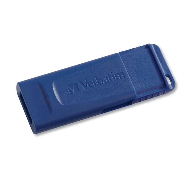 Verbatim Classic USB 2.0 Flash Drive, 8 GB, Blue, PK5 - 99121