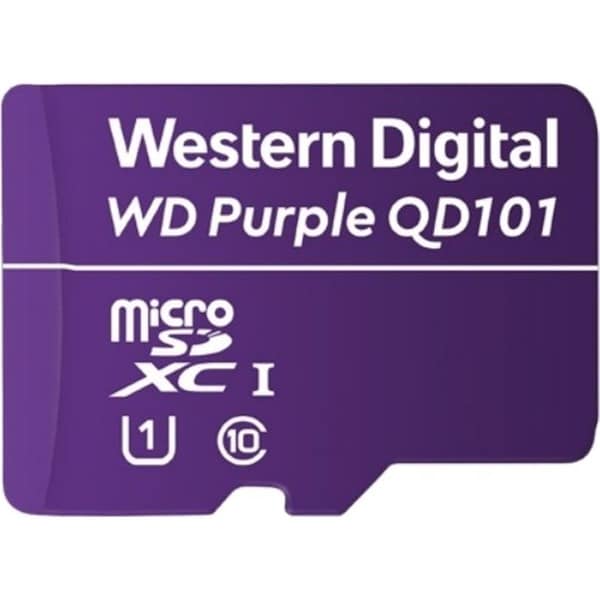 Wd Bulk 64GB SCQD101 SDA 6.0 Micro SD Card, Purple - WD83125