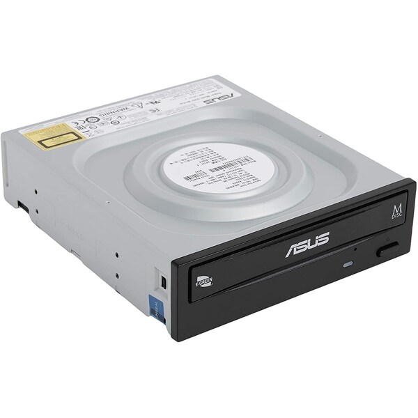Asus DRW-24F1ST DRW 24F1ST - Disk Drive - DVD+/-RW +/-R DL / DVD-RAM - 16x/16x/5x - Serial ATA - Inter - DRW-24F1ST/BLK/