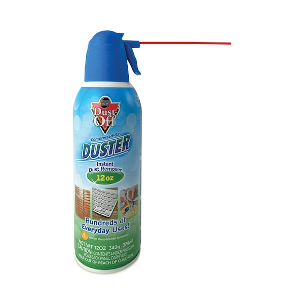 Dust-Off Dust-Off Air Duster - For Computer Equipment, Printer Accessories - 12 fl oz - DPSXL12