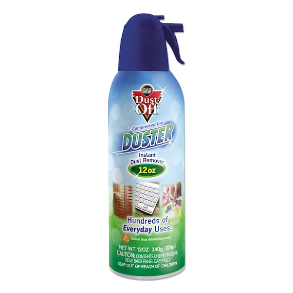 Dust-Off Dust-Off Air Duster - For Computer Equipment, Printer Accessories - 12 fl oz - DPSXL12