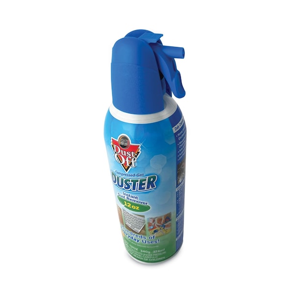 Dust-Off Dust-Off Air Duster - For Computer Equipment, Printer Accessories - 12 fl oz - DPSXL12