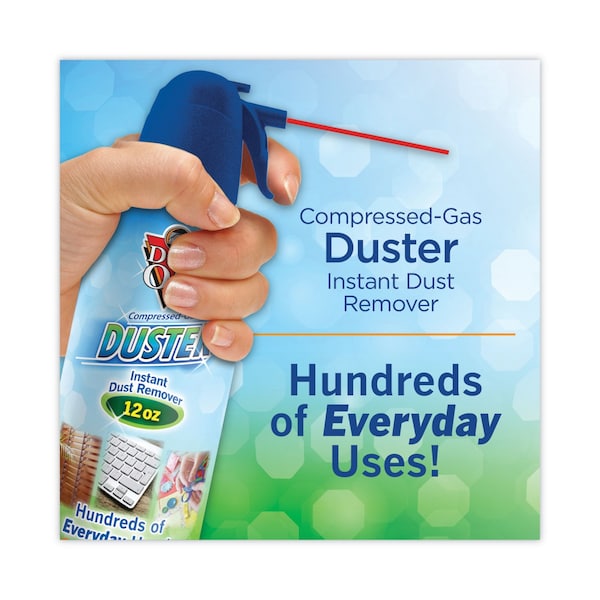 Dust-Off Dust-Off Air Duster - For Computer Equipment, Printer Accessories - 12 fl oz - DPSXL12