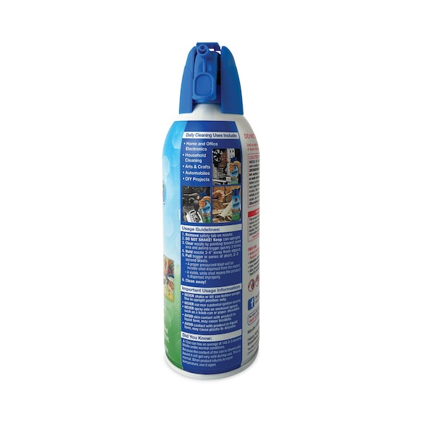 Dust-Off Dust-Off Air Duster - For Computer Equipment, Printer Accessories - 12 fl oz - DPSXL12