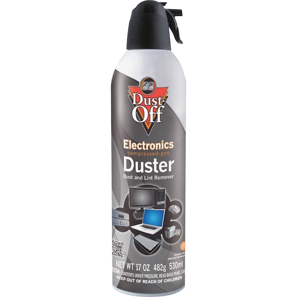 Dust-Off Falcon Dust-Off Jumbo Disposable Dusters - Ozone-safe, Moisture-free - Gray - 1 Each - DPSJMB
