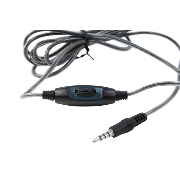 Califone On-Ear Headset with Gooseneck Microphone, 3.5mm, Black - KH-08GT BK