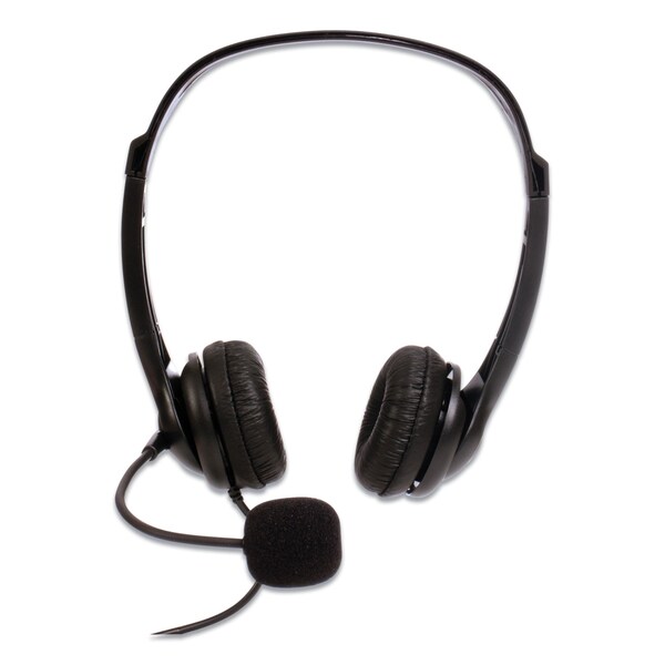 Spracht ZuM Binaural Over The Head Headset, Black - ZUM350B