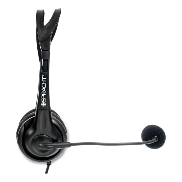 Spracht ZuM Binaural Over The Head Headset, Black - ZUM350B