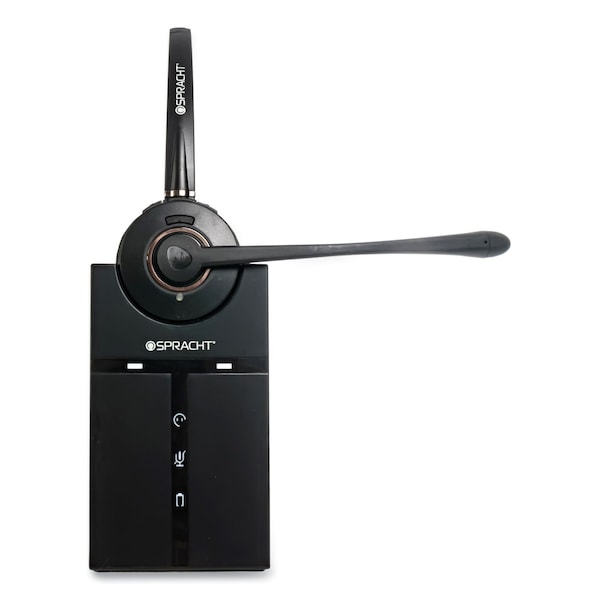Spracht ZuM Maestro DECT Headset, Monaural, Over-the-Head, Black - HS2018