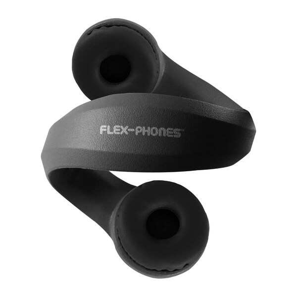 Hamiltonbuhl Kids Black Flex-Phone TRRS Headset with Gooseneck Microphone - KFX2-BLK